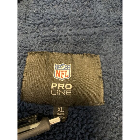 NFL Dallas Cowboys Pro Line Sherpa Lined Hoodie Blue Size XL - Picture 4 of 8